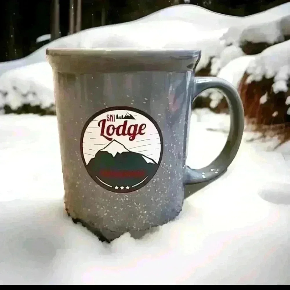 Two Designer pac SKI Lodge (bundle 2) 16 oz coffee mug ☕️ #coffeelovers #skilife